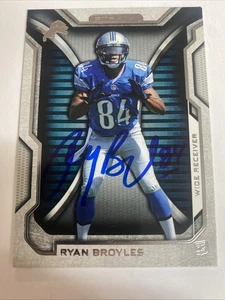 2012 Topps Strata Ryan Broyles Autographed Card Detroit Lions #28 B-50 - Picture 1 of 2