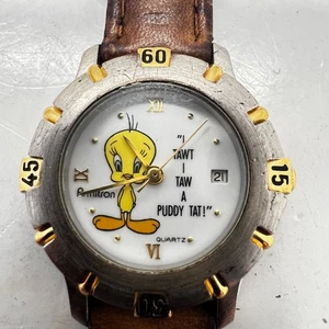 Armitron Tweety Bird Watch 1993 Warner Bros , Works intermittently Not Working - Picture 1 of 7