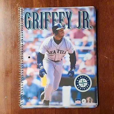 Griffey Jr 1999 Starline Spiral Full Size Lined Paper Notepad MLB Mariners  - Image 1 of 3