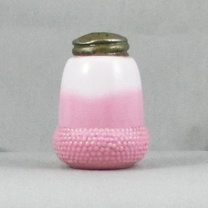 EAPG BUCKEYE ACORN #545 ROSE BLUSH GLASS SHAKER PINK #1 - Picture 1 of 5