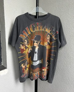Camiseta vintage años 90 Michael Jackson Rock - Imagen 1 de 12