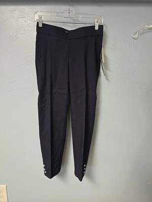 NUEVO CON ETIQUETAS, 89th & MADISON, AZUL, PANTALÓN DE VESTIR HASTA EL TOBILLO TALLA PS. Foto 1 de 4