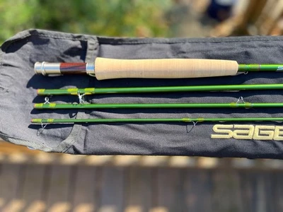 SAGE TCX 690-4 6 wt 9 foot 4 piece Fast action Fly Rod Excellent Condition. - Image 1 of 4