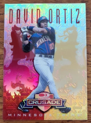 1998 Leaf дебютантов и звезд крестовый поход обновление DAVID ORTIZ красный #07/25 Donruss #110 RC - Изображение 1 из 2