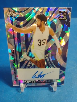 2022-23 LEAF OPTICHROME BASKETBALL AUTO JOHNNY JUZANG /8 Cracked Ice - Image 1 of 2