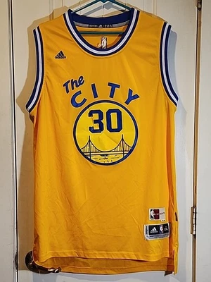 Adidas HWC Nights Golden State Warriors Stephen Curry 30 The City Talla XXL LEER Foto 1 de 4