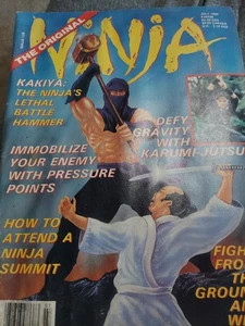 Ninja MAgazine #38 Kakiya lethal battle hammer, pressure points, Huge Poster - Picture 1 of 9