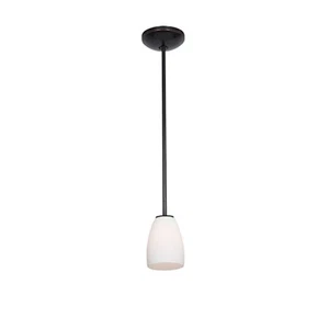 Access Lighting Sherry 3R 1 Light Rod Pendant, Bronze/Opal - 28069-3R-ORB-OPL - Picture 1 of 1