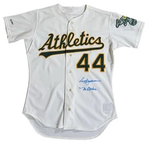 Vintage Rawlings Oakland Athletics 1989 Reggie Jackson Team Issued Signed Jersey - Picture 1 of 5