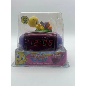Vintage Looney Tunes Warner Bros Tweety Digitaler Wecker #51047 - Bild 1 von 6