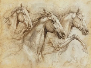 Horse Cowboy Farm Rustic Cattle Cowboy High Quality Canvas/Photo Paper PA145 - Picture 1 of 6