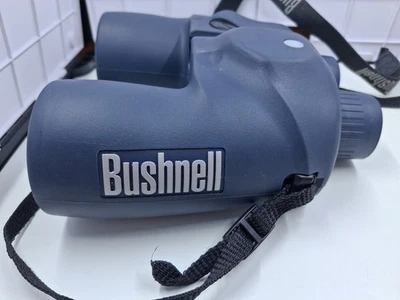 Bushnell Marine 7x50 Waterproof/Fogproof Binoculars with Rangefinder and Compass - Image 1 of 4