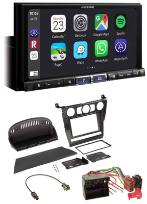 Alpine 2DIN DAB USB MP3 Bluetooth Autoradio für BMW 5er (E60, 2003-2007) - Bild 1 von 4