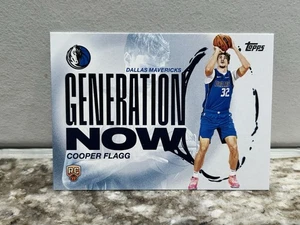 2025-26 Topps Cooper Flage Generation Now RC # GN-1 Dallas Mavericks - Picture 1 of 2