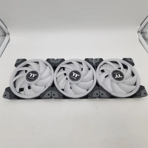 Thermaltake SWAFAN EX 14 RGB PC Cooling Fan, 3 Pack, 500~2000 RPM, 140mm, Black - Afbeelding 1 van 3