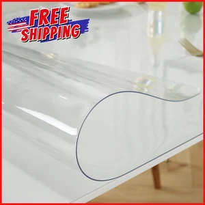 ALFOMBRA DE ESCRITORIO ANTIDESLIZANTE TRANSPARENTE Gruesa Impermeable Transparente Protector de Mesa 16x36 Pulgadas - Imagen 1 de 10