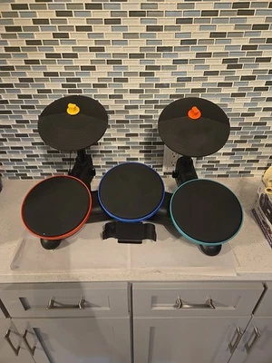 Xbox 360 Guitar Hero Warriors of Rock Drum Set Model No Pedal No Brain Untested - Image 1 of 4