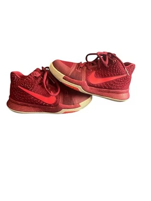 Nike Kyrie 3 Team Red Hot Punch 869985-681 Basketball Shoes- Size 13.5C — 第 1/4 张图片
