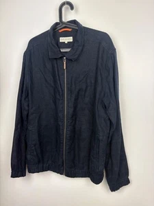 Mens Far Afield Pure Linen Full Zip Jacket XL - Picture 1 of 9