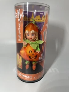 2003 Kelly Halloween Party Nikki Doll B3127 Dressed As Pumpkin Mattel NRFB - Picture 1 of 6