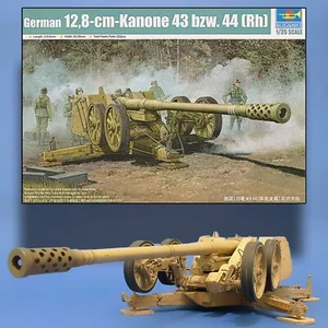 TRUMPETER 02312 1/35 GERMAN 12.8 KANONE PAK 44 ANTI-TANK GUN MODEL KIT - Picture 1 of 6