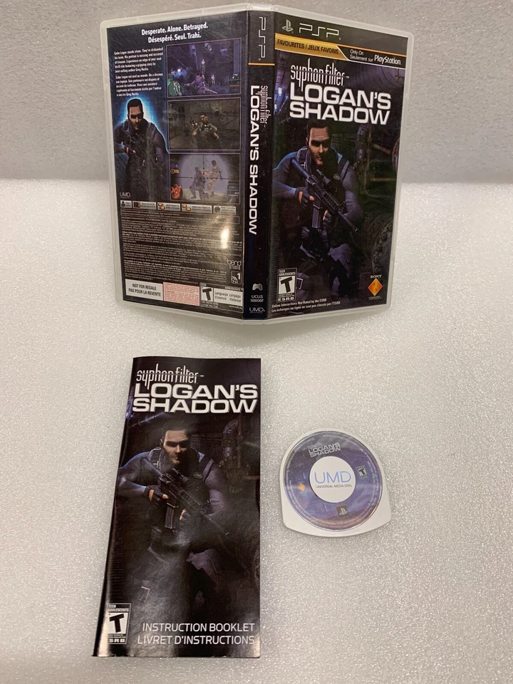 Sony PSP Syphon Filter Logan's Shadow (2006) Complete Tested & Working - Image 1 of 1