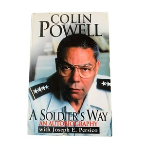 Colin Powell A Soldier's Way An Autobiography PB Book 2001 USA Army Patriot - Picture 1 of 7