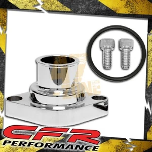 ALUMINUM for chevy SMALL BLOCK BIG BLOCK V8 STRAIGHT WATER NECK - CHROME - Picture 1 of 1