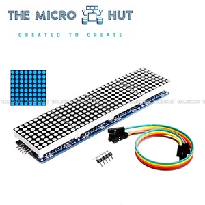 LED Display MAX7219 8x32 Punktmatrix BLAU für Arduino Raspberry Pi ESP32 - Bild 1 von 5