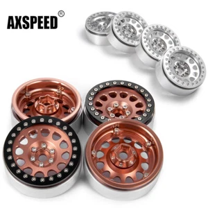 AXSPEED 1/10 RC 2,2" Beadlock Räder Felge für Traxxas TRX4 Axial SCX10 Wraith - Bild 1 von 14