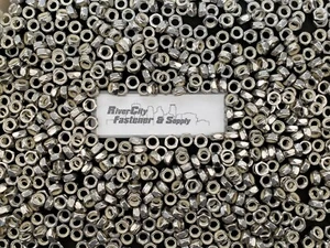(50) 7/16-14 Stainless Nylon Insert Lock Nut Thin Jam Half thick NTE 7/16x14 - Picture 1 of 7