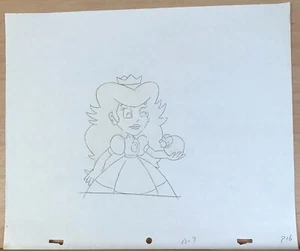 Super Mario Bros. Brothers Original Animation Production Art Drawing DIC Ent - Picture 1 of 1