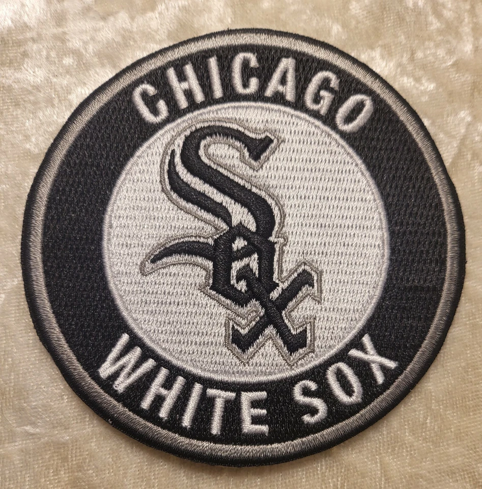 Chicago White Sox 3.5" Iron On/Sew On Embroidered Patch ~ Free Tracking! - Image 1 of 1