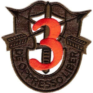 3rd Special Forces Group Crest OD Green Patch - Bild 1 von 6