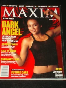 MAXIM magazine 2000, Jessica Alba, Charlie Sheen, Mike Piazza, Future Cars - Foto 1 di 1