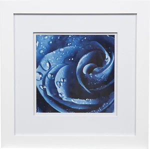 Gallery Solutions 12x12 Wide White Frame With Double Mat for 8x8 Image-NIB - Picture 1 of 4