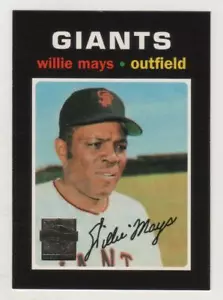1997 Topps Willie Mays Reprint #25 San Francisco Giants BV$4 Insert - Picture 1 of 1