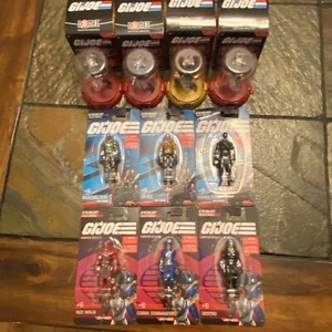 Gi Joe Mini Figs New LIMITED EDITION Complete Set. 6 Figures And 4 Domez W/Chase - Picture 1 of 11