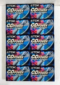 10 TDK Cd Power 110 Typ Ii (Cro2) High Bias leere Audiokassetten - Japan - Bild 1 von 4