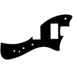 USA CUSTOM PICKGUARD für FENDER® ALTERNATE REALITY METEORA HH® - 3 Ply BLACK BWB - Bild 1 von 1