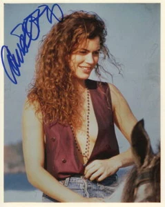 CARRE OTIS SIGNED AUTOGRAPH 8X10 PHOTO - SEXY YOUNG MODEL, WILD ORCHID, RARE! - Picture 1 of 2