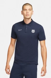 Nike FCB Barcelona Herren Fußball Soccer Poloshirt Navy Blau Gr. L CW5300-451 - Bild 1 von 9