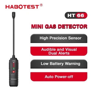 HABOTEST HT66 Detector de gas carbono Probador Alarma Funcionado por Batería LED Seguridad para el Hogar - Imagen 1 de 13