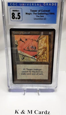MTG - The Dark - Tower of Coireall - Graded - CGC 8.5 - Vintage - Image 1 of 4