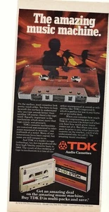 1979 TDK Audio Cassettes Advertisement - Picture 1 of 1