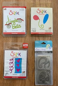 Lot Of 3 Sizzix Originals Balloons & String 654513 Mix Lot - Picture 1 of 2