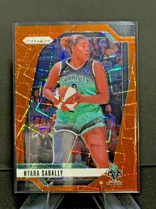 2024 WNBA Prizm Orange Cracked Ice Nyara Sabally 87 New York Liberty - Picture 1 of 2