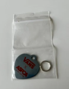 Vans x ASPCA Collab Dog Tag Key Ring Charm From House Of Vans Brooklyn Event - Picture 1 of 3