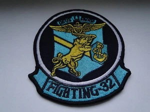 Aufnäher  US Air force  Fighting-32 F-14  Deus et Patria   ca 11  cm - Picture 1 of 1