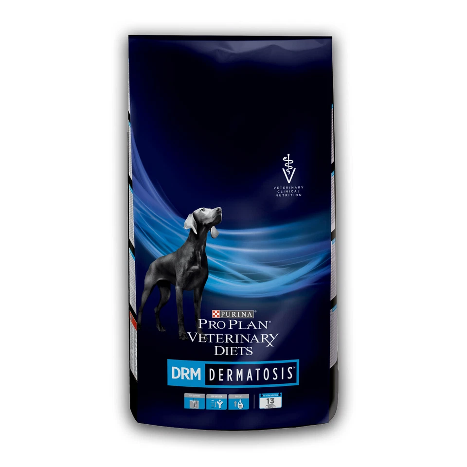 Veterinary Diets Cane DRM  Dematosis Purina 12 Kg Dermatosi Canine - Immagine 1 di 1